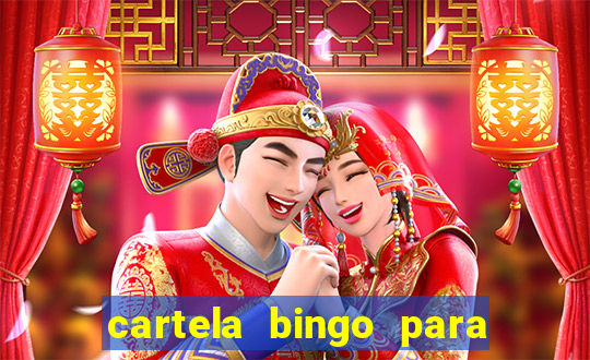 cartela bingo para cha de cozinha imprimir gratis